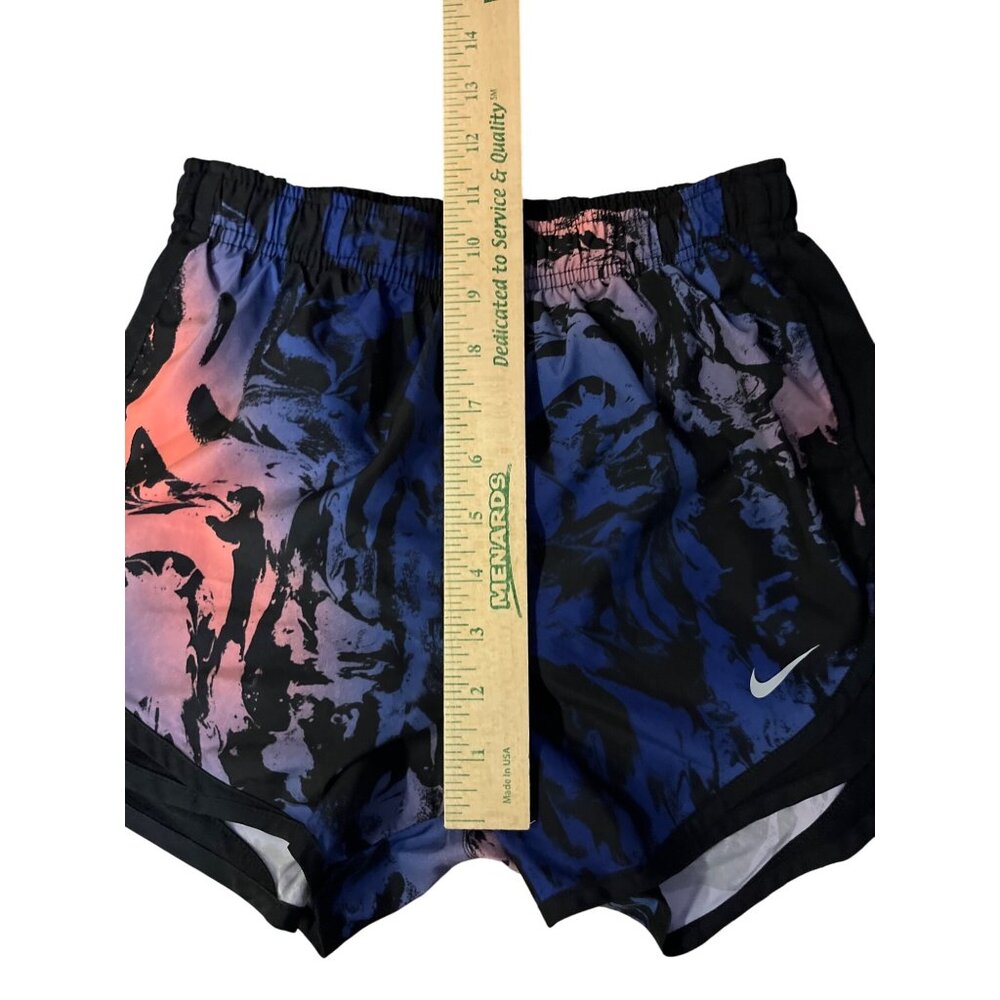 Nike Womens Printed Athletic Running Shorts XS Multicolor With Drawstring - Picture 9 of 14